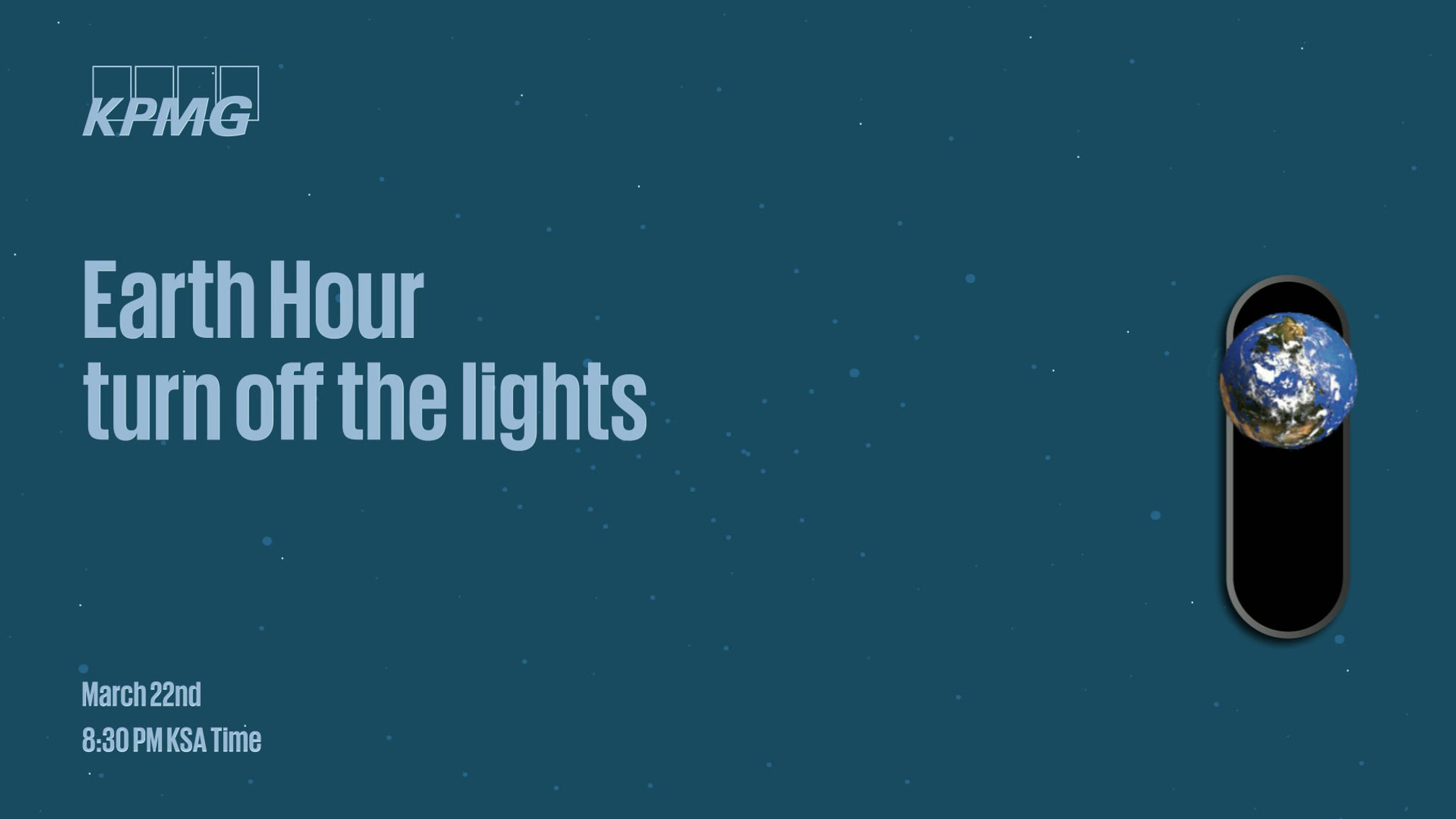 Earth hour social media assets